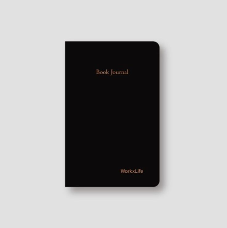 [930260] WorkxLife Book Journal Black  A5 80gsm 192p