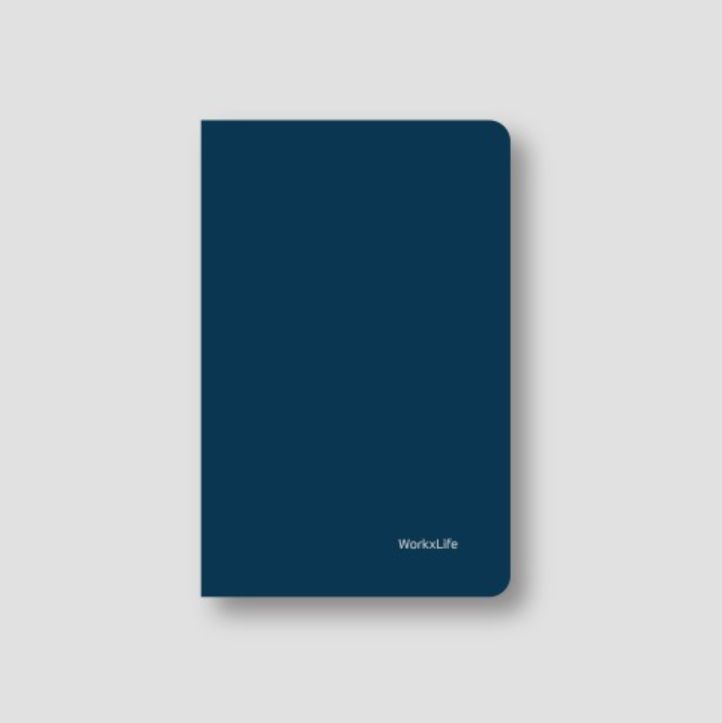 [930596] WorkxLife Project Book Dotted Blue A5 192p 80gsm
