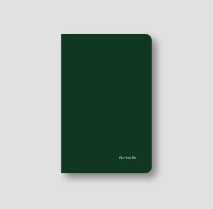 [930602] WorkxLife Project Book Dotted Green A5 192p 80gsm
