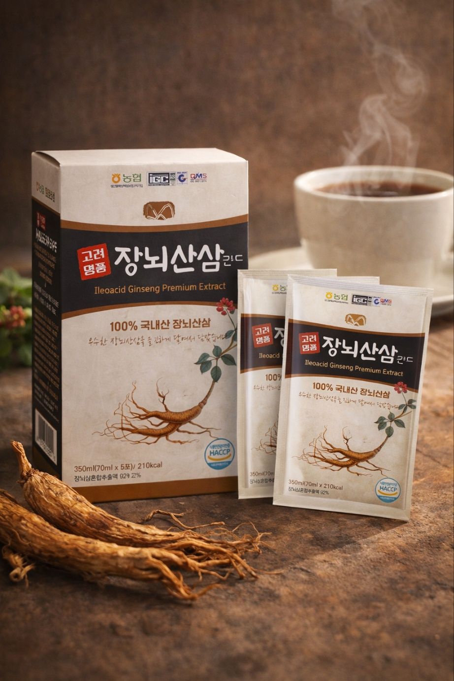 270344 고려명붐 Ileoacid Ginseng Premium Extract (70ml*30s) 2100ml