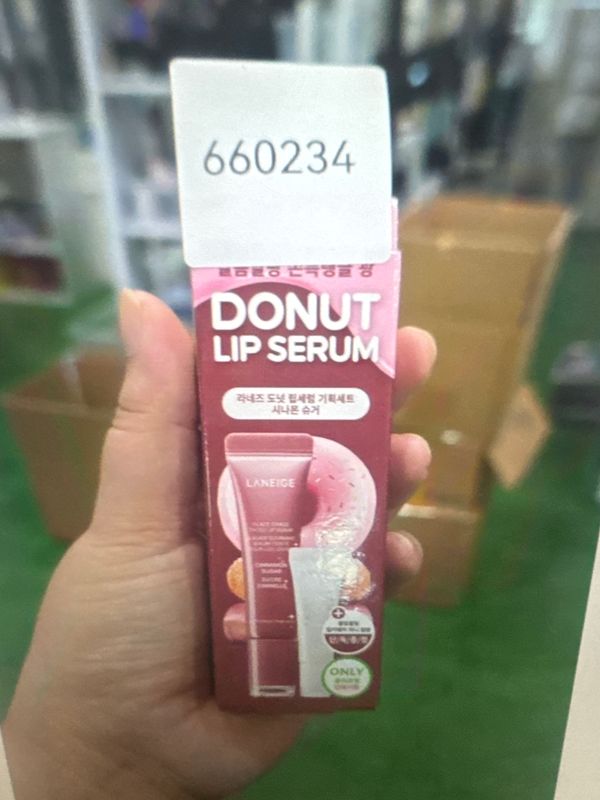 660234 Laneige Donut Lip Serum Cinnamon Sugar 12g + Balm 5g