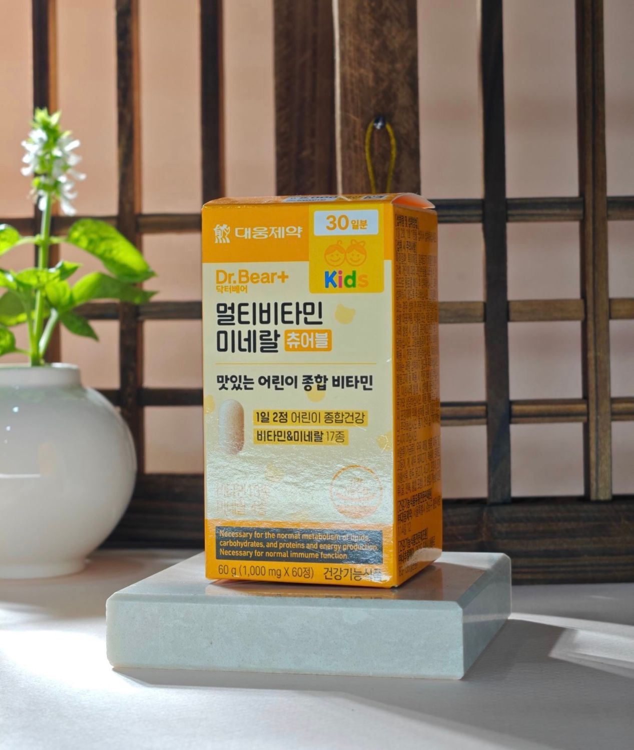 000142 대웅제약 Dr.Bear+ Multi Vitamin Mineral Chewable 60g