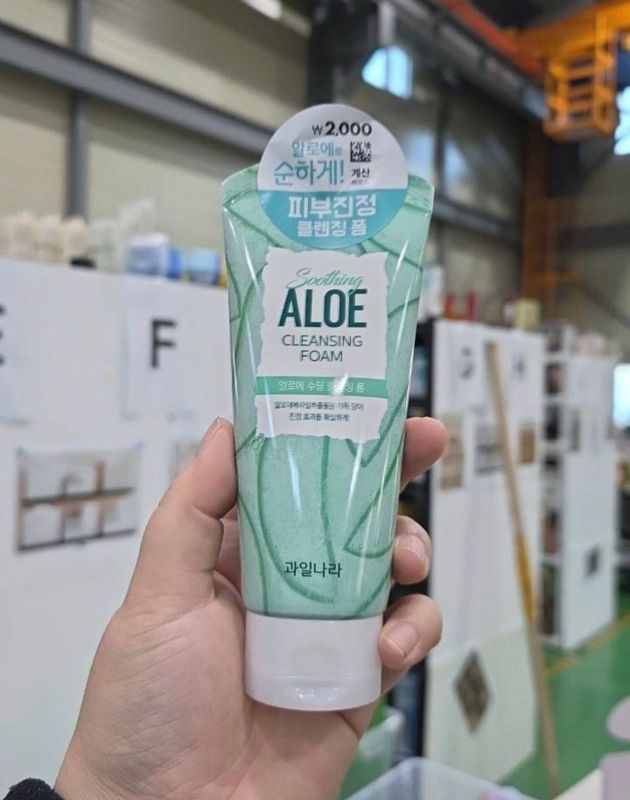 Aloe cleansing foam
