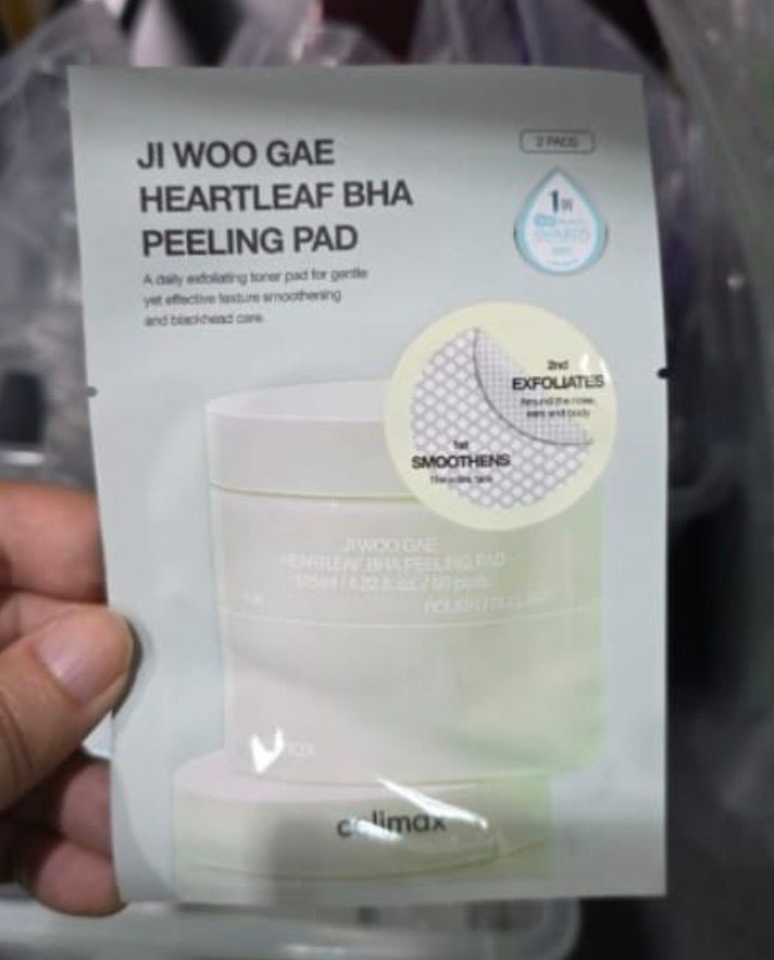 (SAMPLE) Celimax Ji Woo Gae Heartleaf BHA Peeling Pad 2p