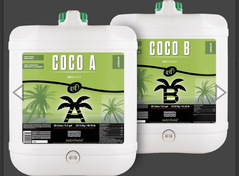 Nutrifield Coco A & Coco B 20L Pair Nutrifield Coco A & Coco B 20L Pair