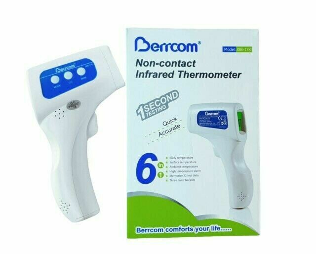 BERRCOMM NON CONTACT INFRARED DIGITAL THERMOMETER