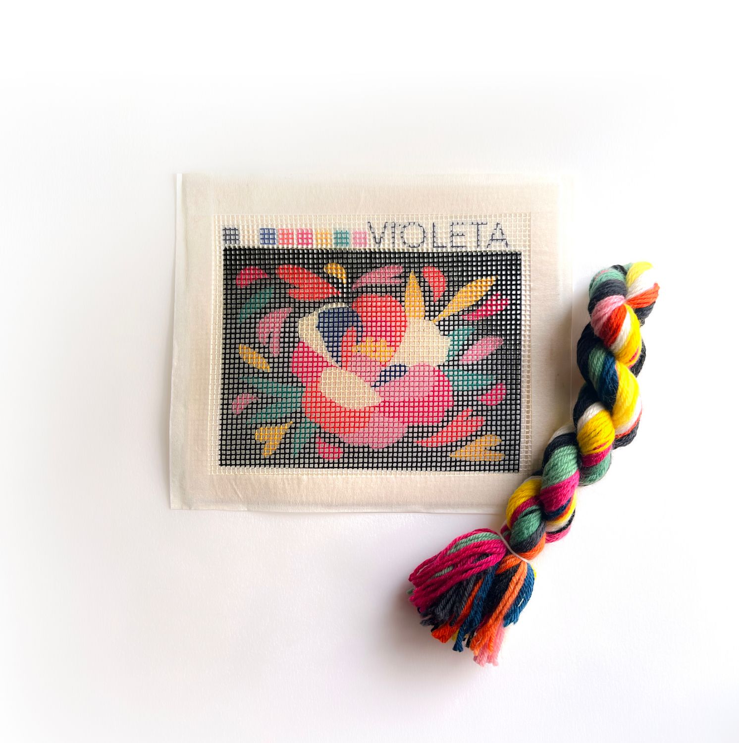 MINI KIT PUNTO CRUZ CAMELIA