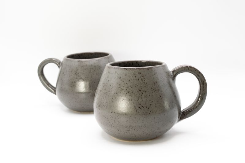 Rounded Mug in Grey - 14oz