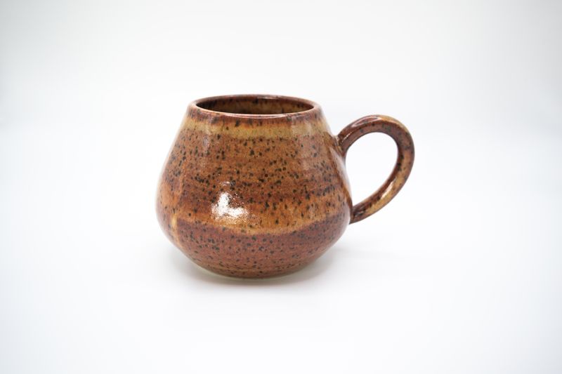 Rounded Mug in Shino - 14oz