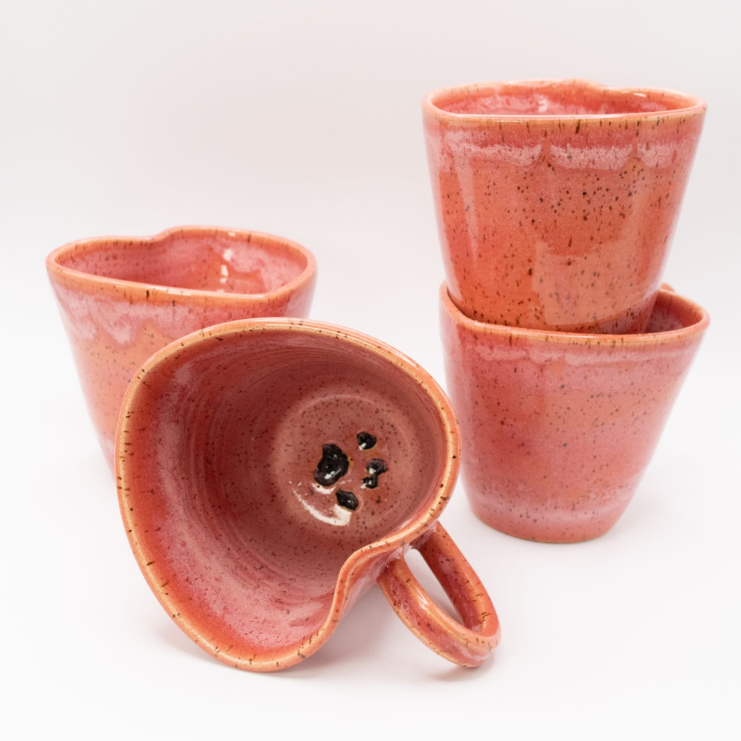Smudge&#39;s Heart Mug - Sunset Pink