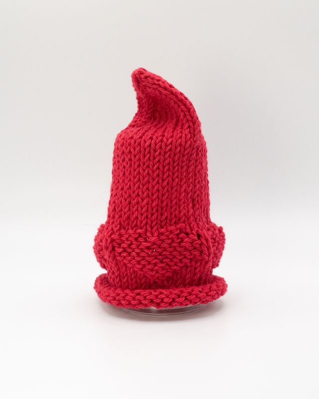 Additional Gnome Hat - Red Hearts