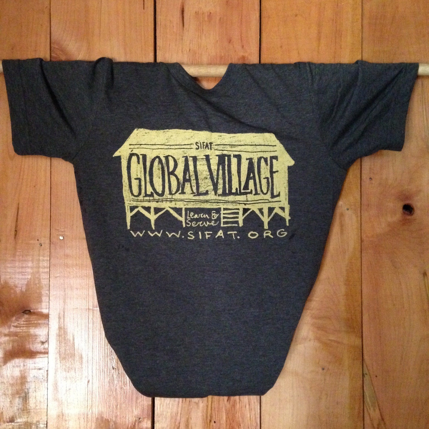 Gray Global Village T-shirt