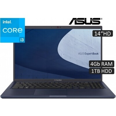 NOTEBOOK ASUS 14" FHD CORE I3-1115G4 3.0 GHZ 4GB DR4