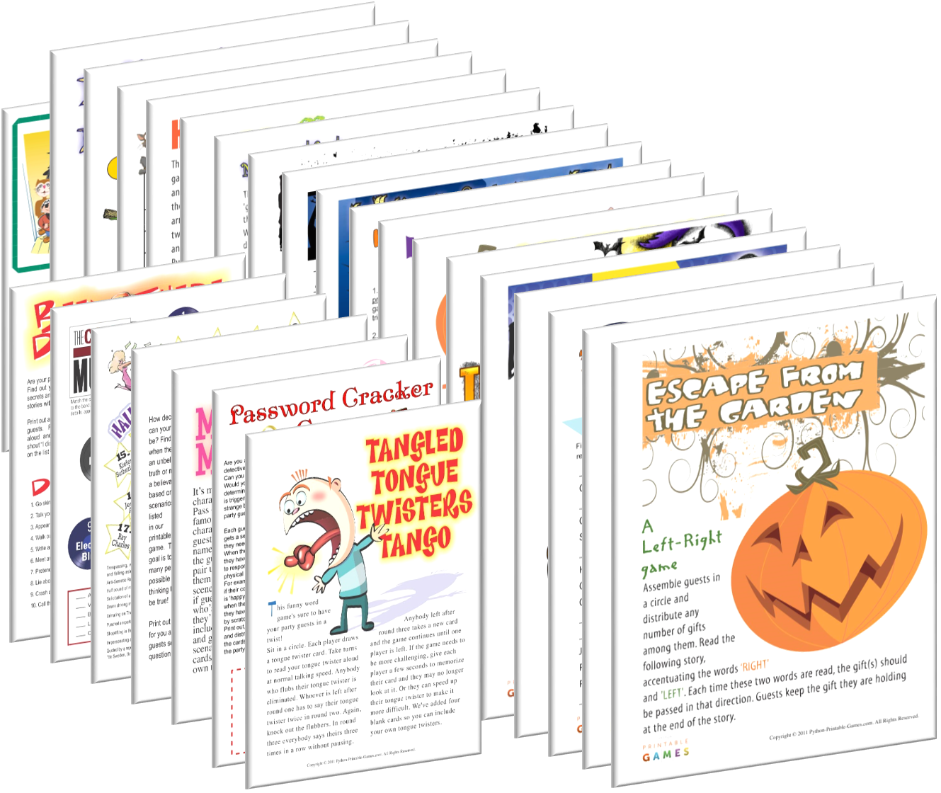 All Halloween Games FREE Party Games