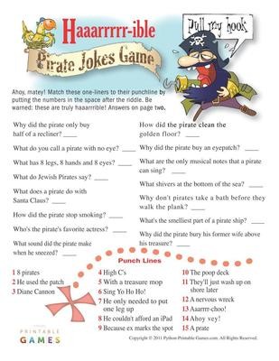 Pirate Party Games