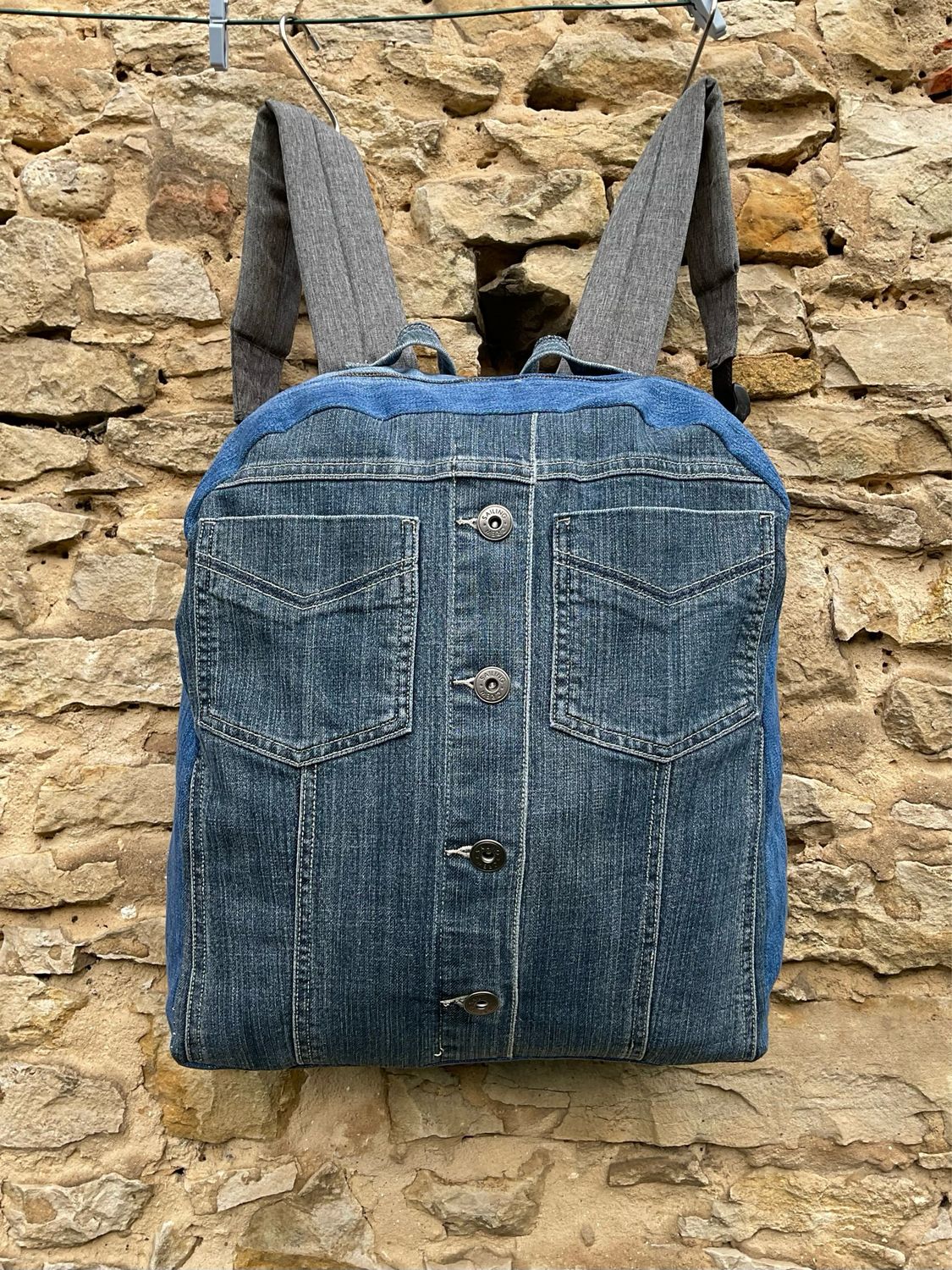 Großer Rucksack Jeans wasserdicht