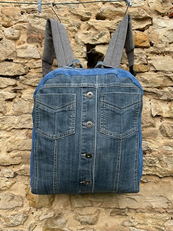Großer Rucksack Jeans wasserdicht