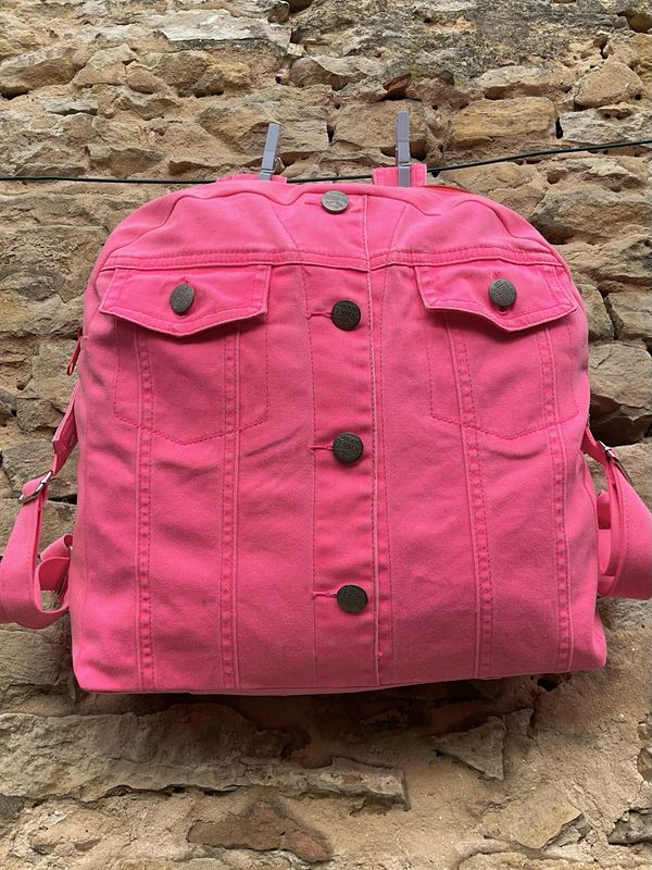 Rucksack pink Leuchtfarbe