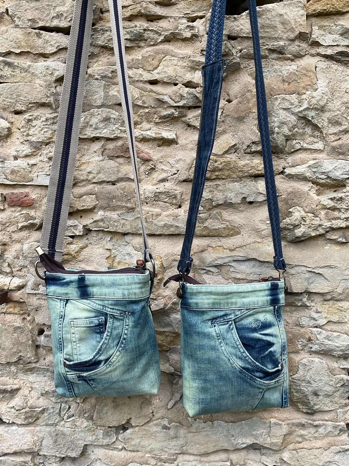 Kleine Jeanstasche Unisex