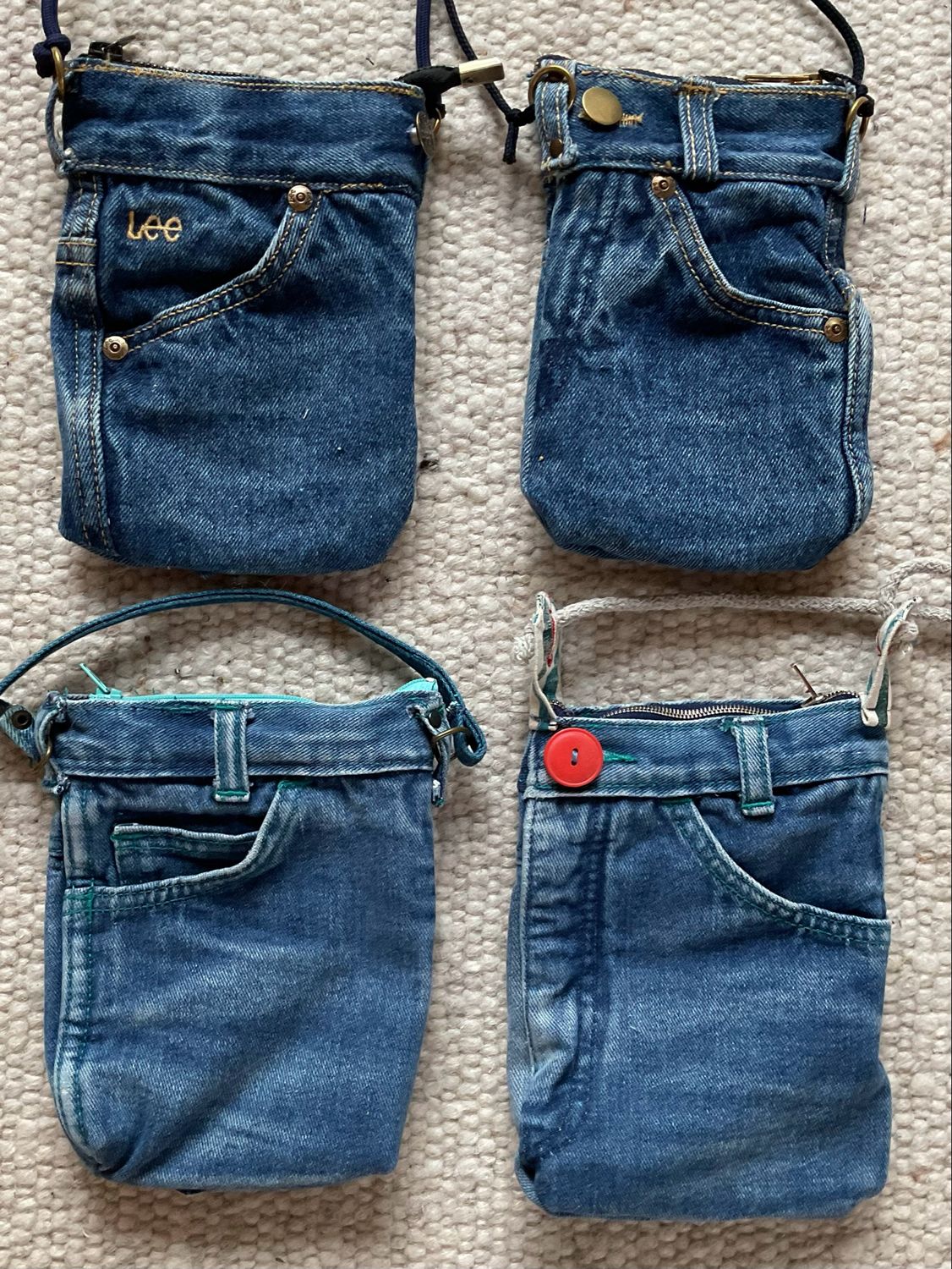 Handytasche Smartphonetasche Jeans zum Umhängen