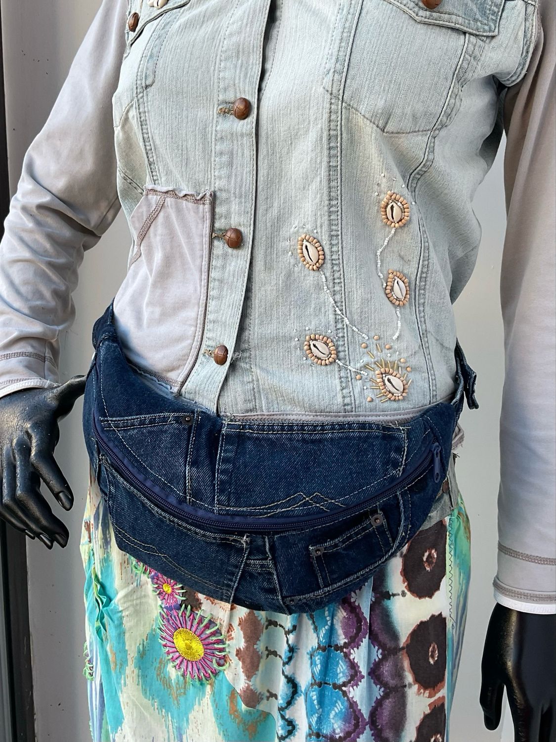 Bauchtasche Sling Bag Fanny Pack klein