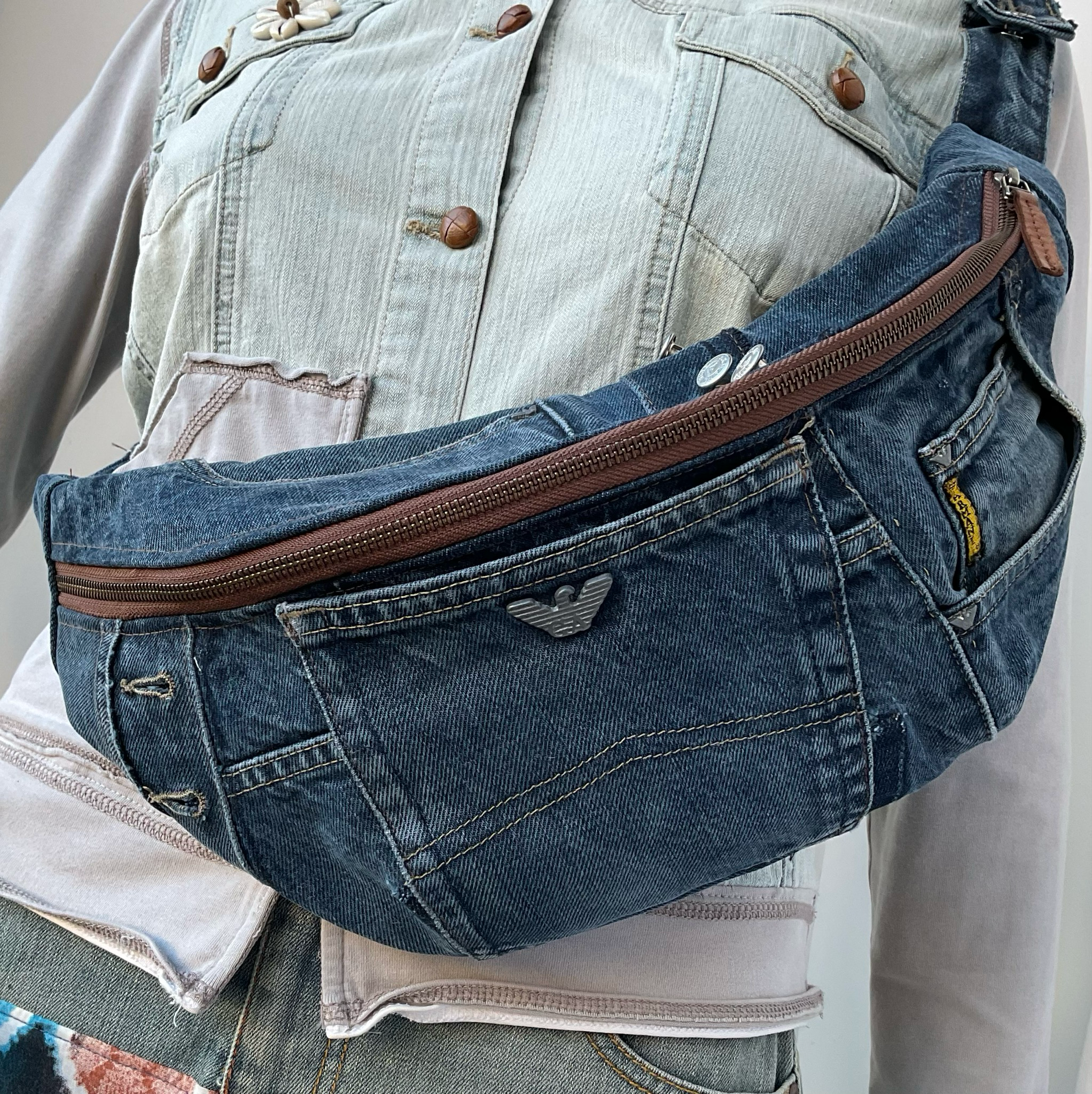 Bauchtasche Fanny Pack ARMANI Crossbag groß