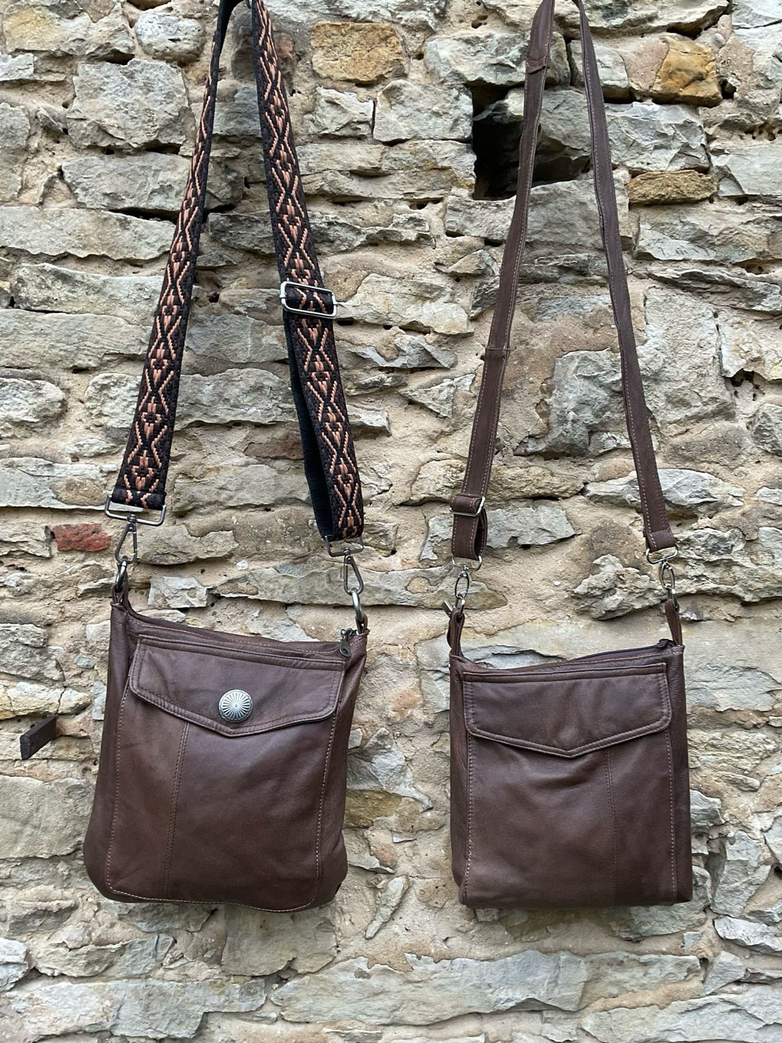 Leder Handtaschen Partner Set