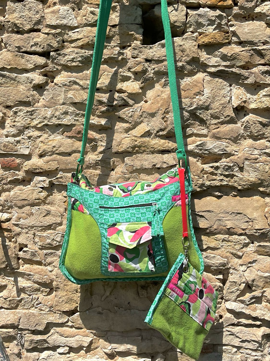 Bunte Hippietasche Design Unikat
