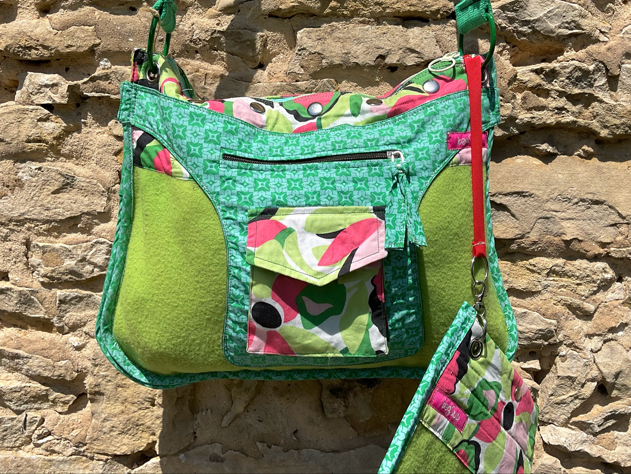 Bunte Hippietasche Design Unikat