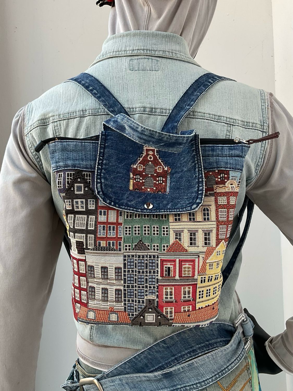 Rucksack klein Amsterdam Unikat
