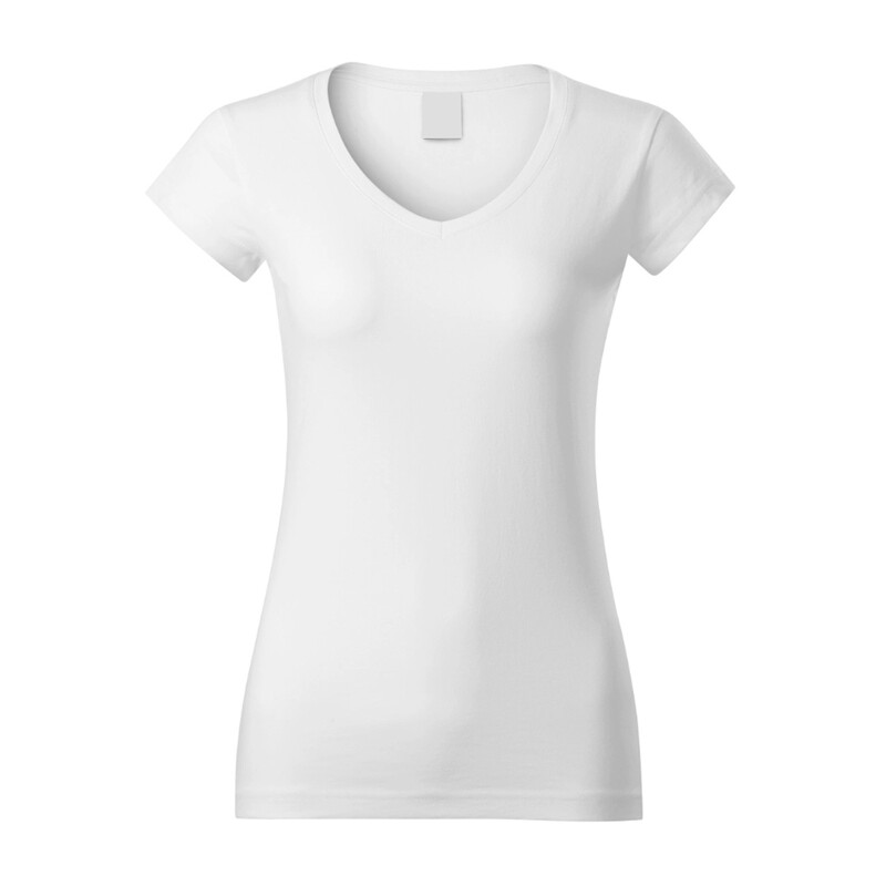Damen T-Shirt SLIM FIT V-NECK
