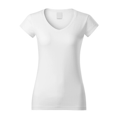 Damen T-Shirt SLIM FIT V-NECK