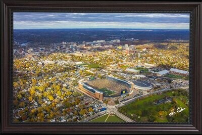 Michigan Stadium & Ann Arbor High Altitude-6773