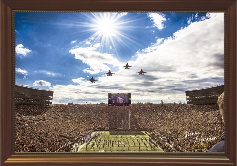 Sunburst Over Stadium
