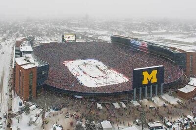 Classic View of Michigan Stadium at the Winter Classic