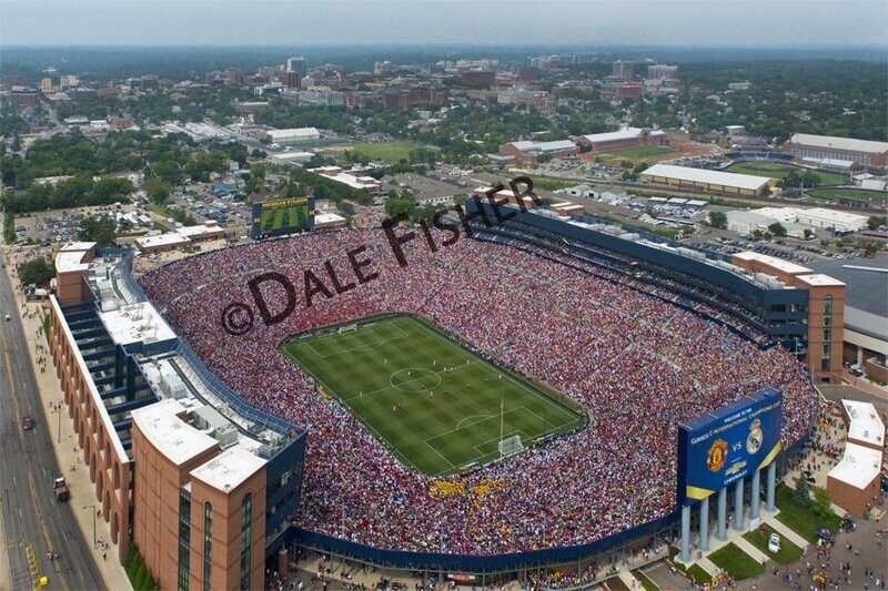 Guinness International Champions Cup Match at Michigan Stadium Close-up