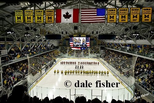 Yost Arena Hockey Lineup