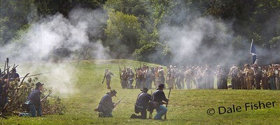 Battle at the Civil War Muster