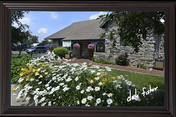 Whistlestop Depot with Daisies