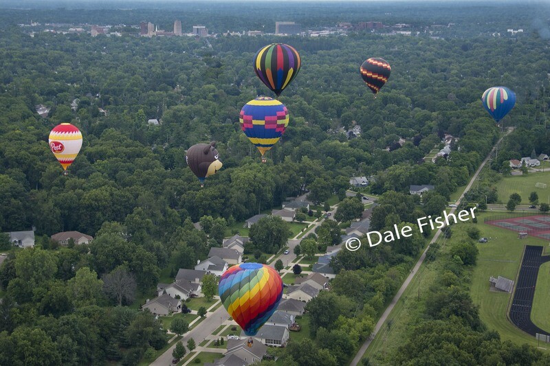 Hot Air Jubilee from above