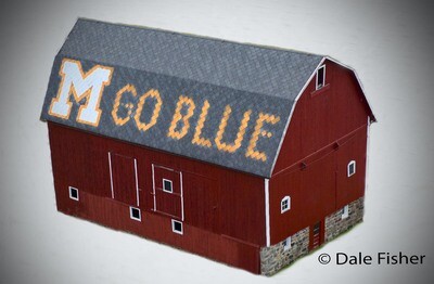 M Go Blue Barn