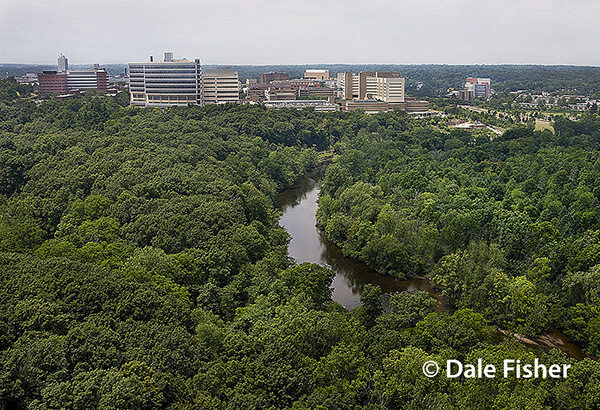 University of Michigan Hospital and Huron River