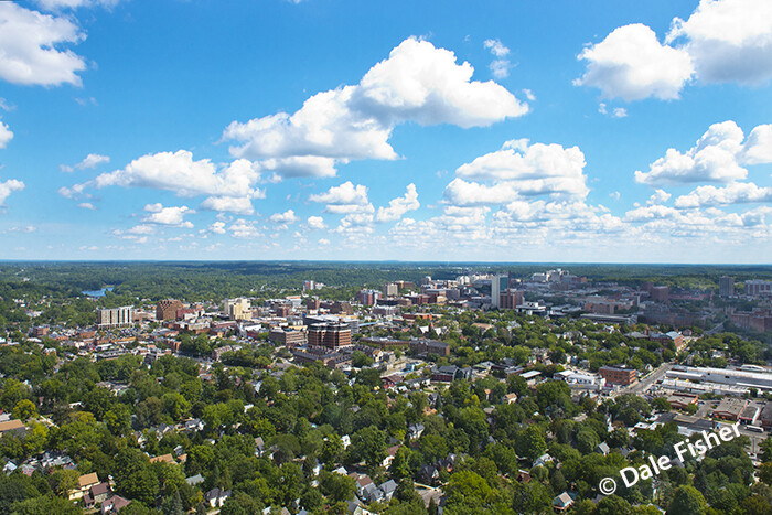 Ann Arbor with Clouds #AA0919