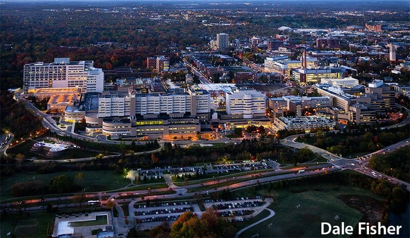 U of M Hospital at Night