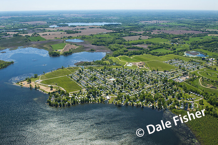 Greenwood Acres Campground from above
