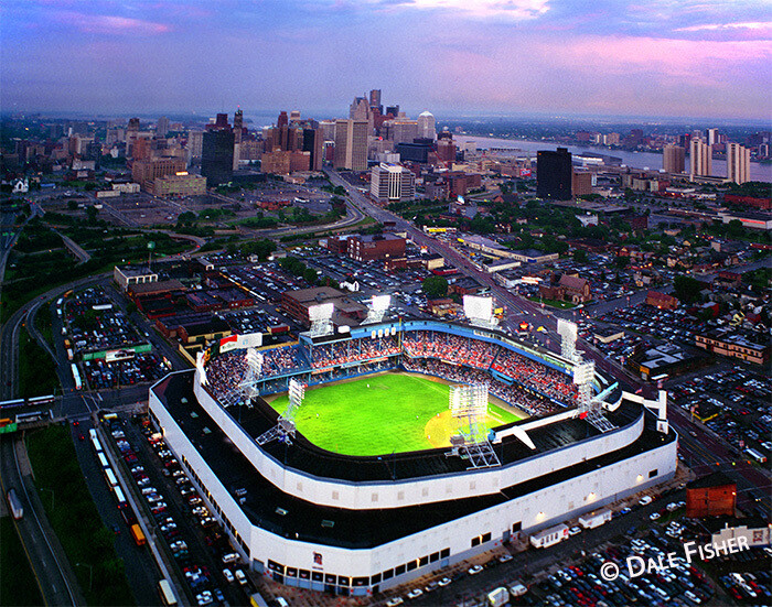 Tiger Stadium at Dusk
