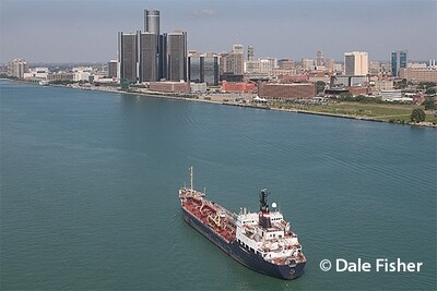 Detroit River Front Ship Algo