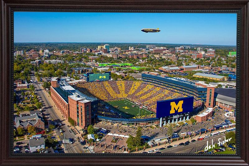 9-21-24 Stripe Out from the air w/Blimp #4141