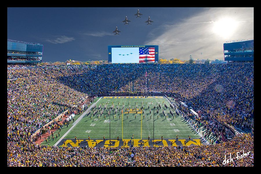 11-2-24 Flyover of UM vs Oregon Game #2521