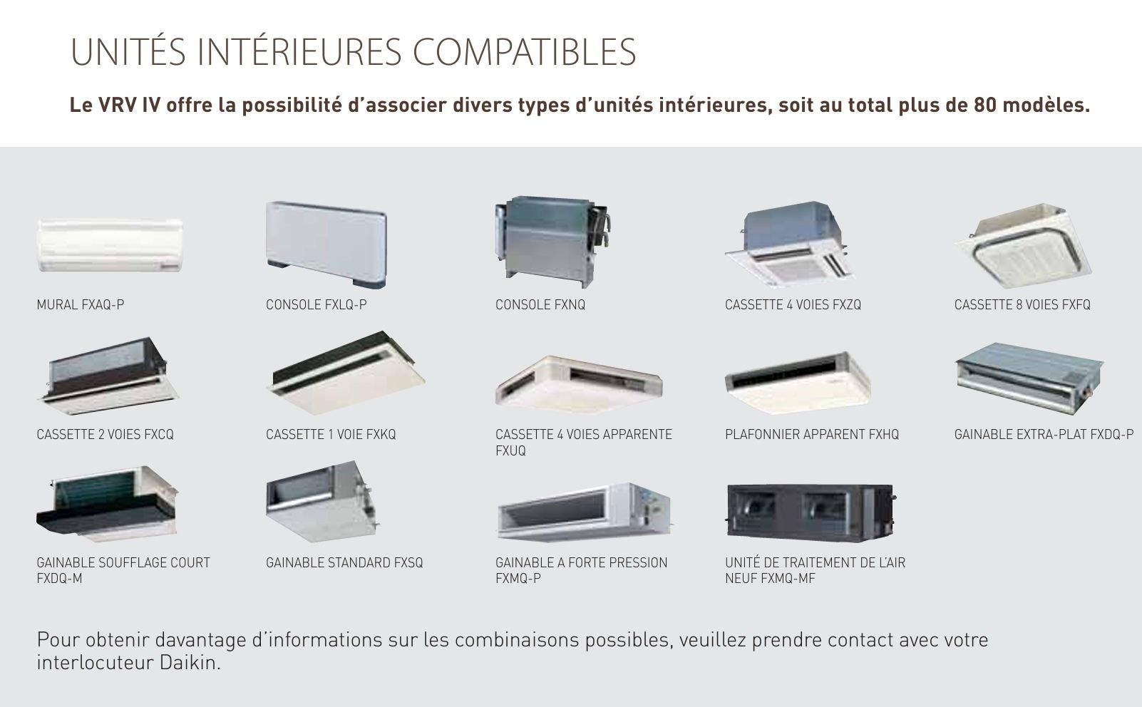 Groupe exterieur Vrv - IV - DAIKIN  réversible standard Réf. RXYQ14U
